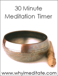 30 Minute Meditation Timer by Joshua David OBrien
