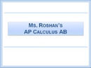 AP Calculus AB Podcast by Stacey Roshan