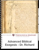 Advanced Biblical Exegesis by Richard Belcher