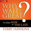 Why Wait to Be Great? by Terry Hawkins