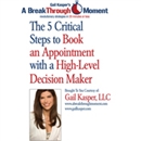 The 5 Critical Steps to Book an Appointment with a High Level Decision Maker by Gail Kasper