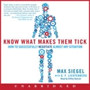 Know What Makes Them Tick by Max Siegel
