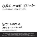 One More Thing by B.J. Novak