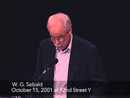 W.G. Sebald at the 92nd Street Y by W.G. Sebald