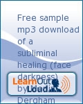 Free sample mp3 download of a subliminal healing (face darkness) by Merlin Dergham