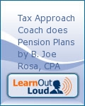 Tax Approach Coach does Pension Plans by B. Joe Rosa, CPA