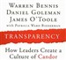 Transparency: How Leaders Create a Culture of Candor