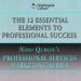 The 12 Essential Elements of Professional Success