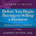 Before You Begin: Buying and Selling a Business