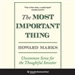 The Most Important Thing