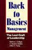 Back to Basics Management