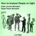 How to Analyze People on Sight